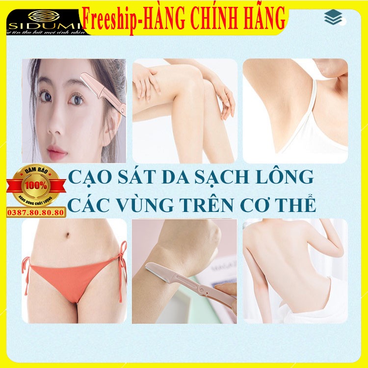 Dao cạo lông mày sidumi/ Dao cạo lông vùng kín bikini, cạo lông nách, cạo lông mặt siêu bén, siêu sắc xịn