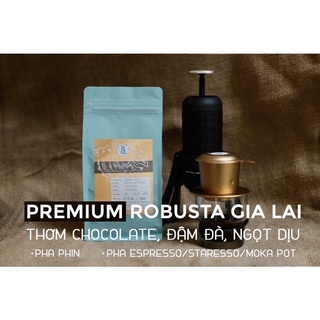 Cà phê pha Espresso/ pha phin Gu đậm 2 loại hạt Arabica và Robusta