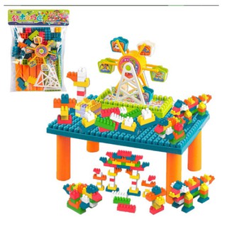 Xếp hình bàn lê gô loại bé