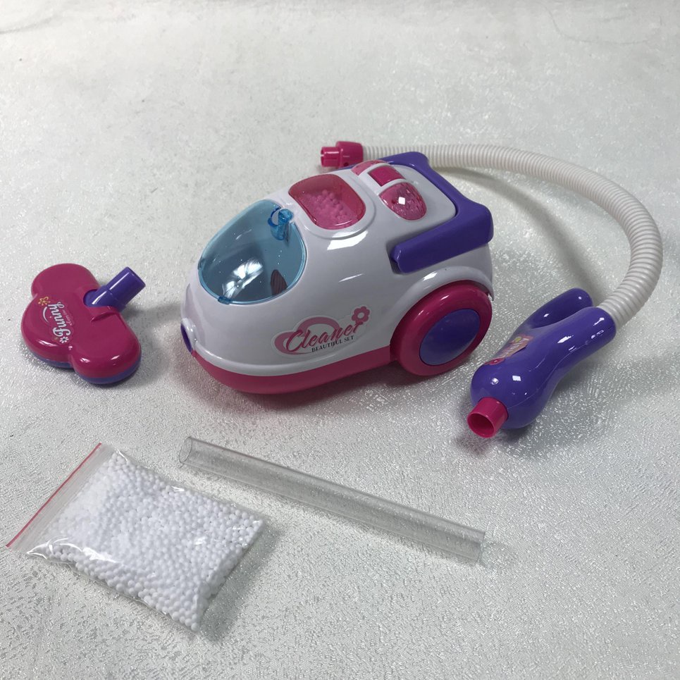 Electric Vacuum Cleaner For Kids Durable Fun Realistic Toy With Light Sound