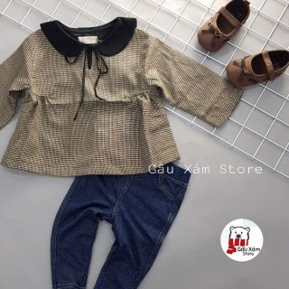 Áo babydol thu đông bé gái