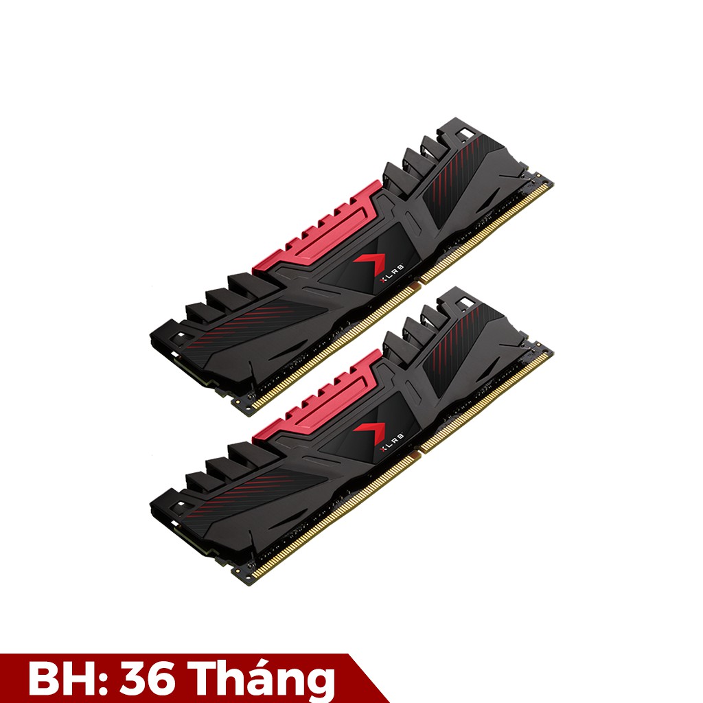 Ram PC Gaming cho máy tính để bàn có tản nhiệt PNY XLR8 DDR4 3200MHz - Chính hãng, BH 36 Tháng