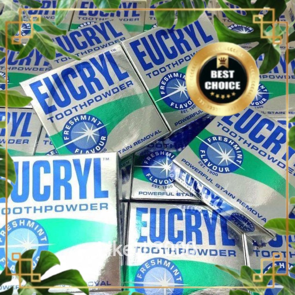 Kem đánh răng I Bột tẩy trắng răng EUCRYL trắng sáng - TD Shop