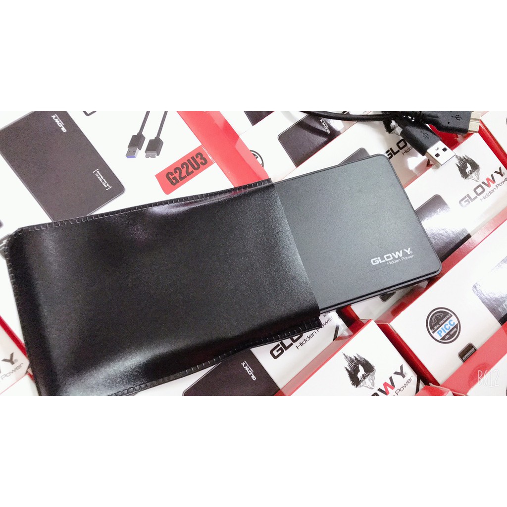 Box ổ cứng SSD/HDD 2,5&quot; màu đen – CHÍNH HÃNG Gloway - Model G22U3 – Sata3.0 – USB3.0 – Bảo hành 12 tháng