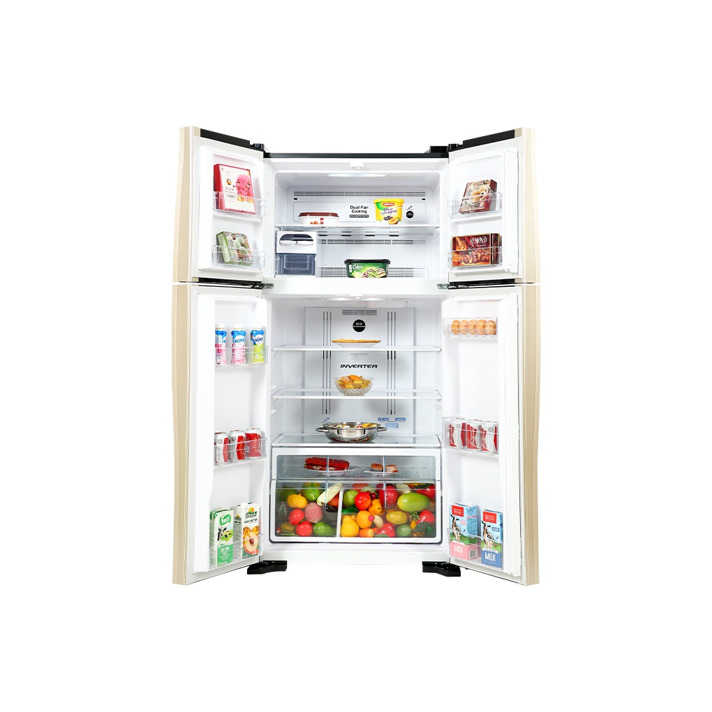 Tủ lạnh Hitachi Inverter 509 lít R-FW650PGV8 GBK chính hãng