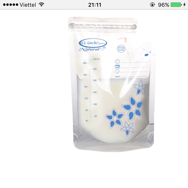 Túi trữ sữa 3D gluck Baby