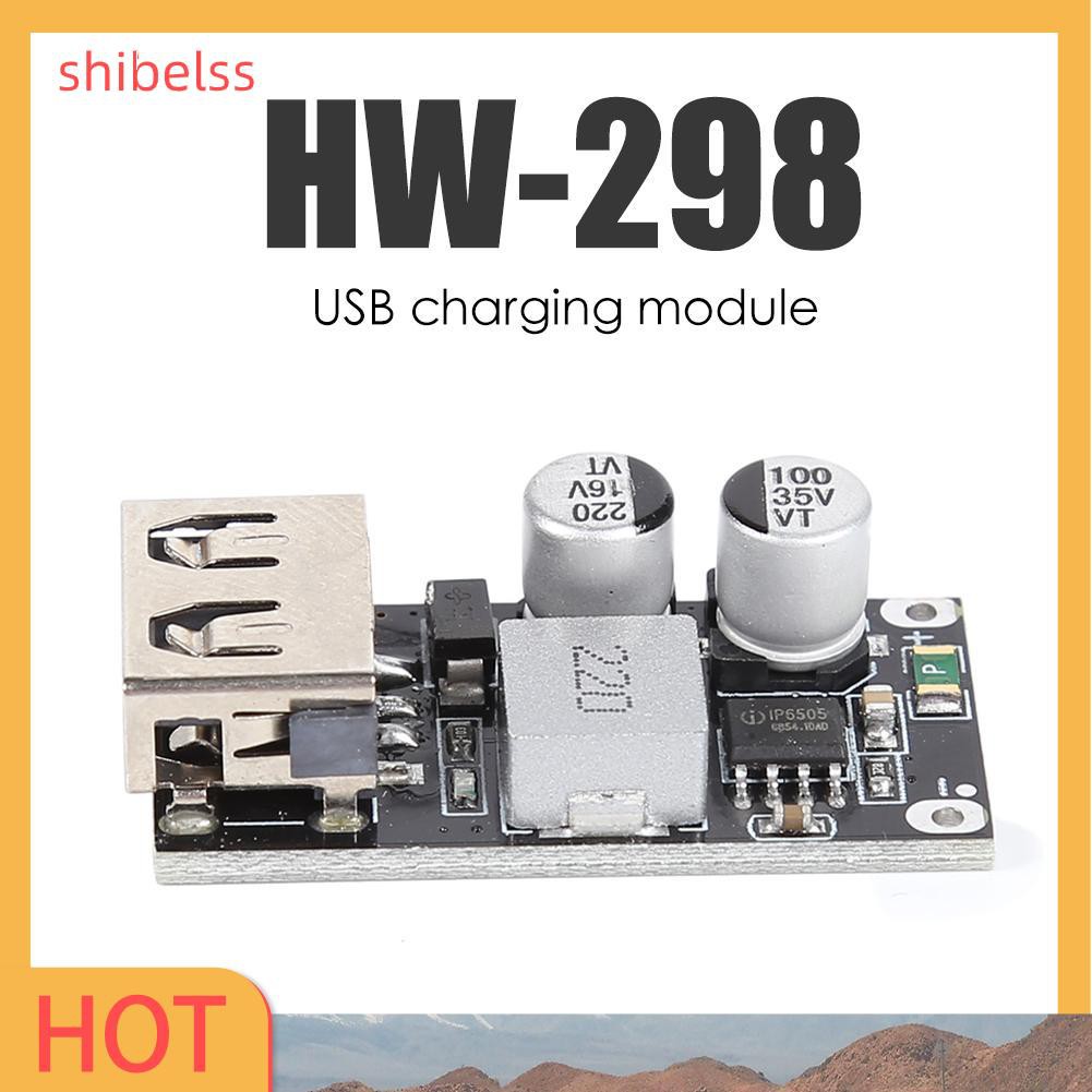 （ʚshibelss）QC3.0 USB DC-DC Buck Converter Charging Step Down Module 5V Circuit Board