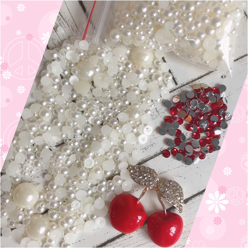 Set Trang Trí Ốp Lưng Mẫu Thiên Nga - Cherry