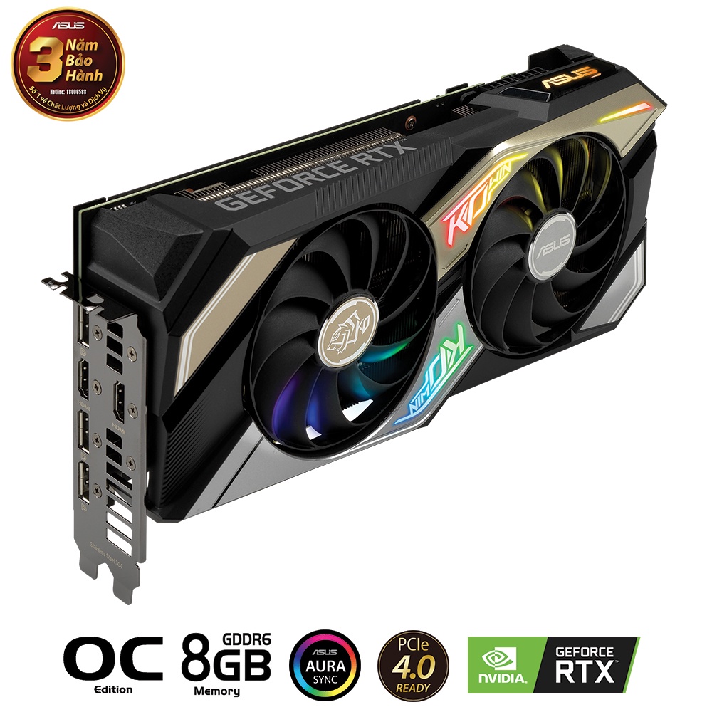 Vga card màn hình ASUS KO GeForce RTX 3070 8GB DDR6 GAMING V2 new chính hãng