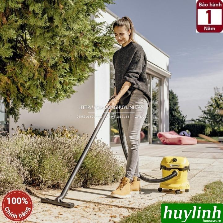 [Mã ELHAMS5 giảm 6% đơn 300K] Máy hút bụi khô và ướt Karcher WD2 Plus V - 12 lít - Tặng bộ 5 túi lọc bụi