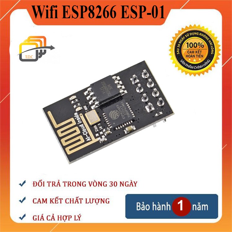 Module thu phát Wifi ESP8266 ESP-01 - Tự học Arduino
