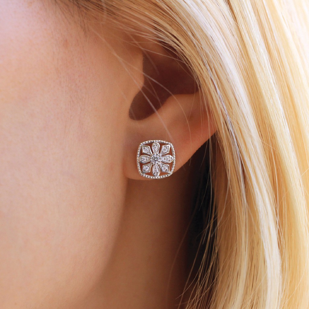 Bông tai hình hoa tuyết thời trang nữ tính