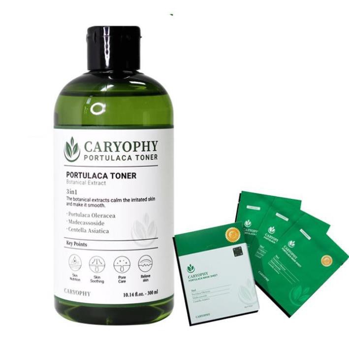 Toner Ngăn Ngừa Mụn Thâm Dành Cho Da Dầu Nhạy Cảm Caryophy Hàn Quốc-Chiêt 10ml