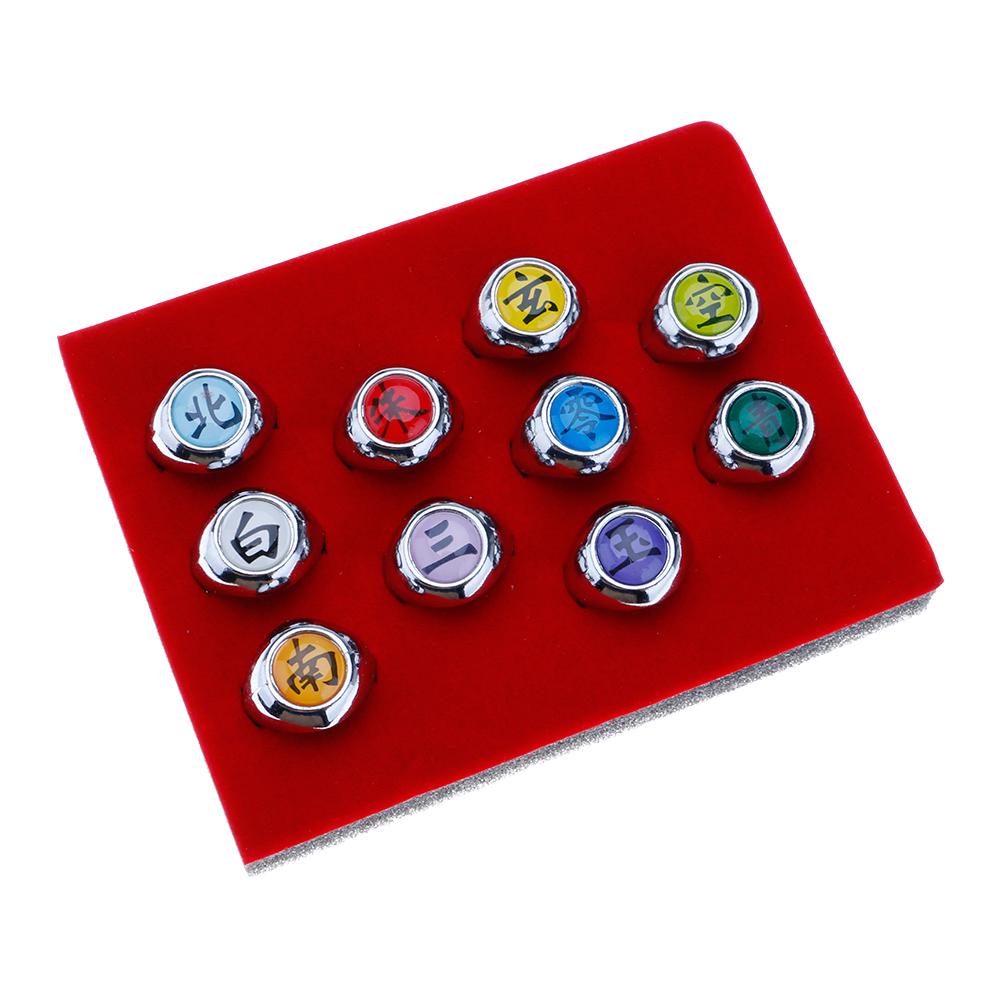 Set nhẫn Akatsuki - màu bạc/ vàng