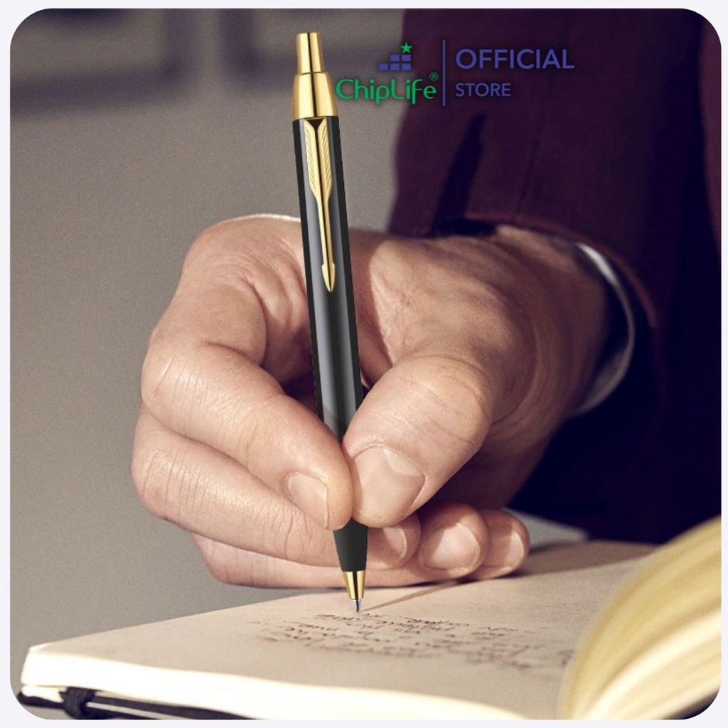 Bút ký cao cấp CHIPLIFE IM022 khắc tên - Dạng bi bấm ngòi 0.7mm mực xanh