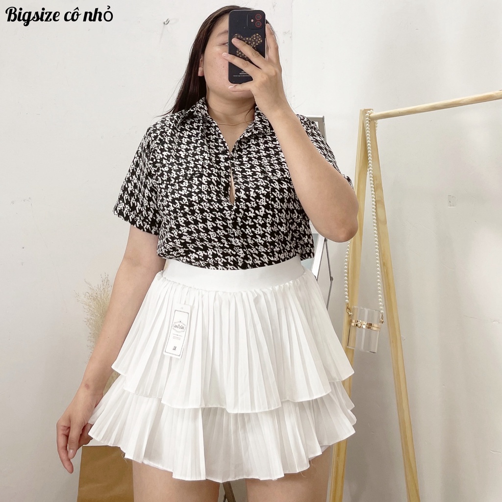 Áo Sơ Mi Nữ Họa Tiết Bigsize Dễ THương Phom Rộng,Lên Phom Cực Xinh SMHT ZZ