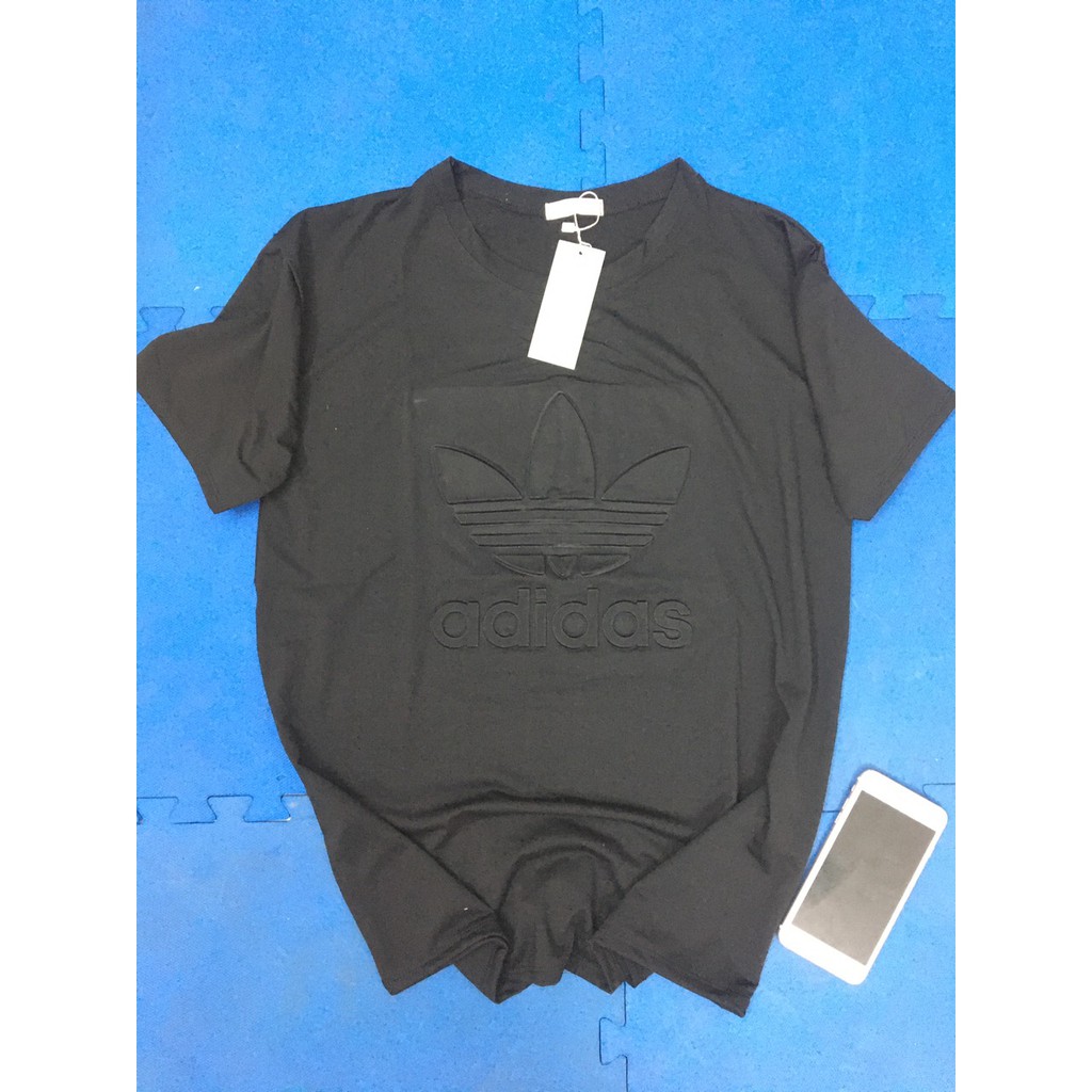 Áo thun nữ tay ngắn dập nổi  ADIDAS dễ thương chất liệu cotton mềm mịn thoáng mát không xù FREESIZE 50-65kg