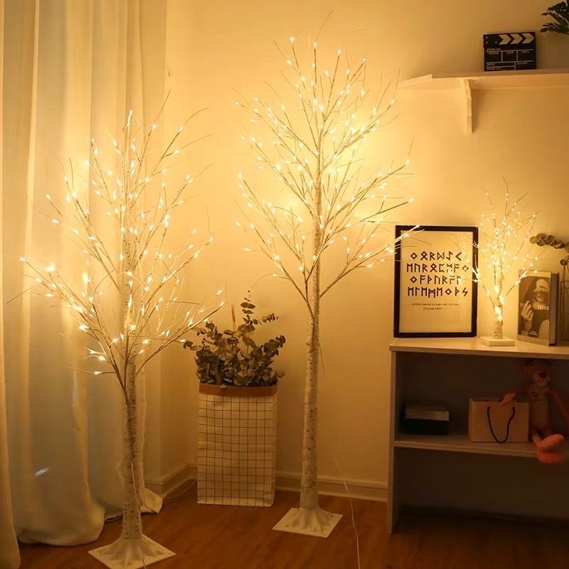 Đèn Cây trang trí nhà 8 chế độ đèn kèm điều khiển