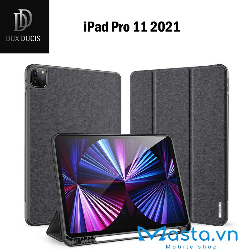 Bao da cover cho Apple iPad Pro 2020 - 2021 11 inch Hỗ Trợ Smart cover chính hãng hiệu DUX DUCIS thumbnail
