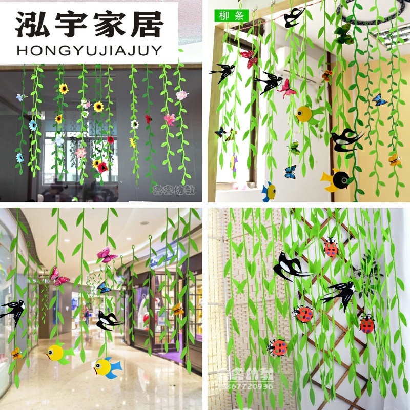 Chim én nỉ trang trí chào mừng xuân - Trang trí mầm non , trang trí thủ công