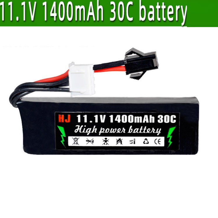 Pin 11.1v 1400mah 30C mã 501855 cho xe mô hình điều khiển