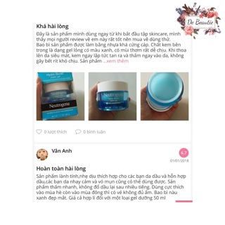 Gel rửa mặt Hidro Boost Neutrogena Mỹ
