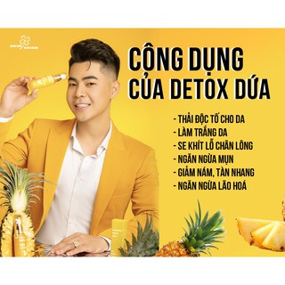 Detox dứa queenie skin - thải độc da mặt