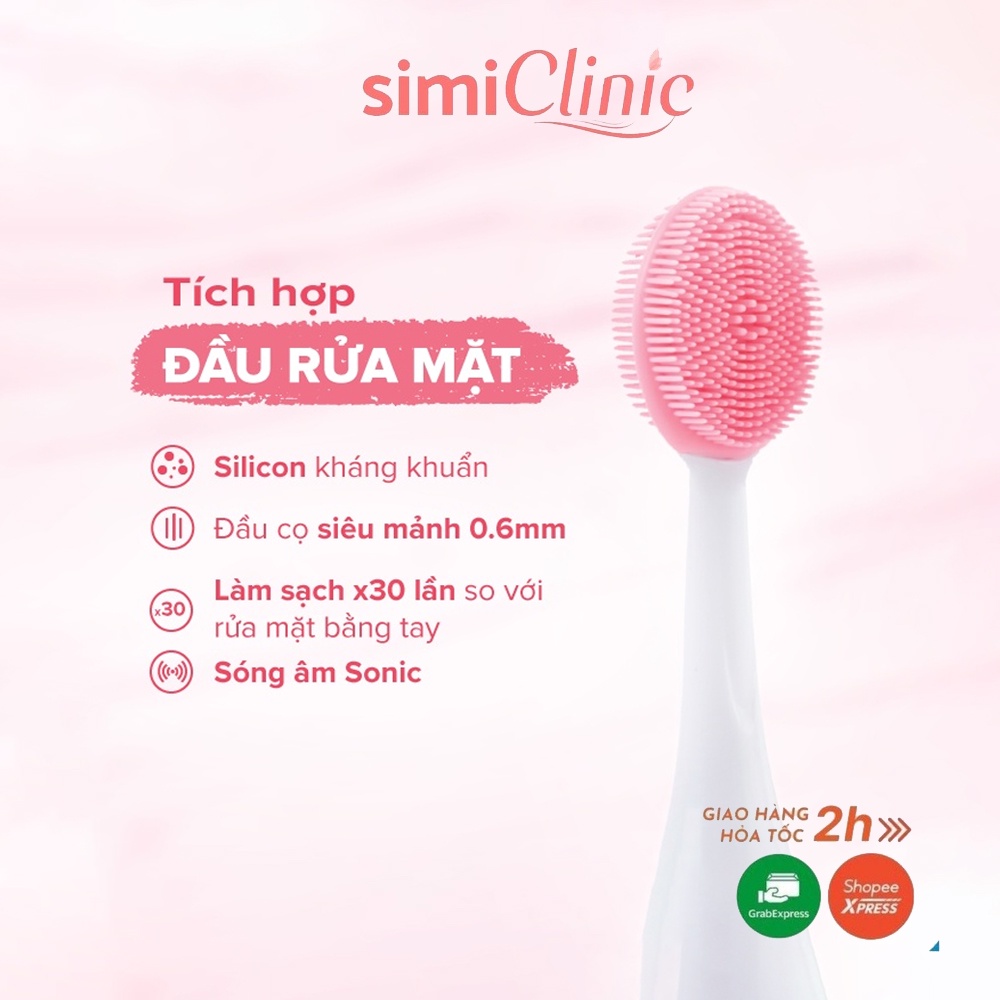 Đầu bàn chải thay thế bàn chải điện MAXCARE Hera Whitening sấy khô UVC đánh răng lông mềm rửa mặt đa năng