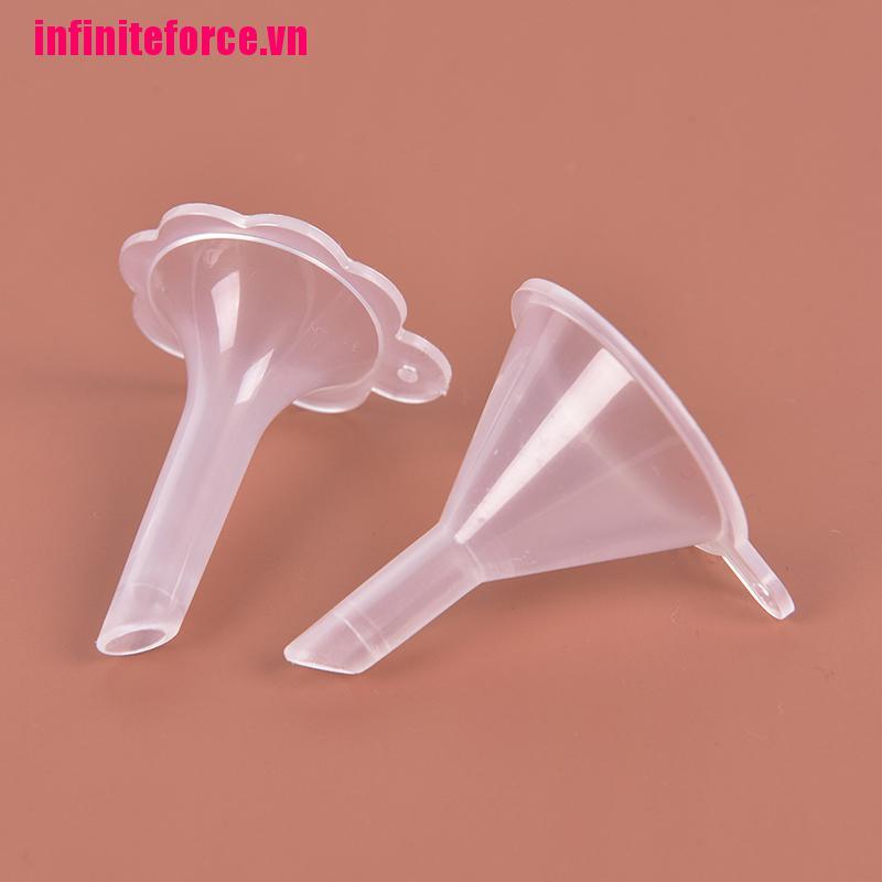 (Hàng Mới Về) Set 2 Phễu Nhựa Mini Rót Tinh Dầu / Nước Hoa Tiện Lợi