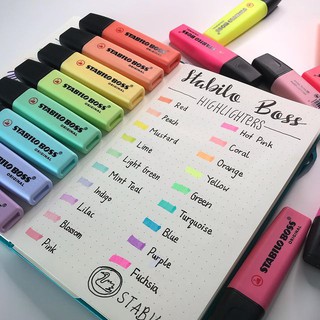 Bút Highlight Stabilo Boss Mẫu Cơ Bản