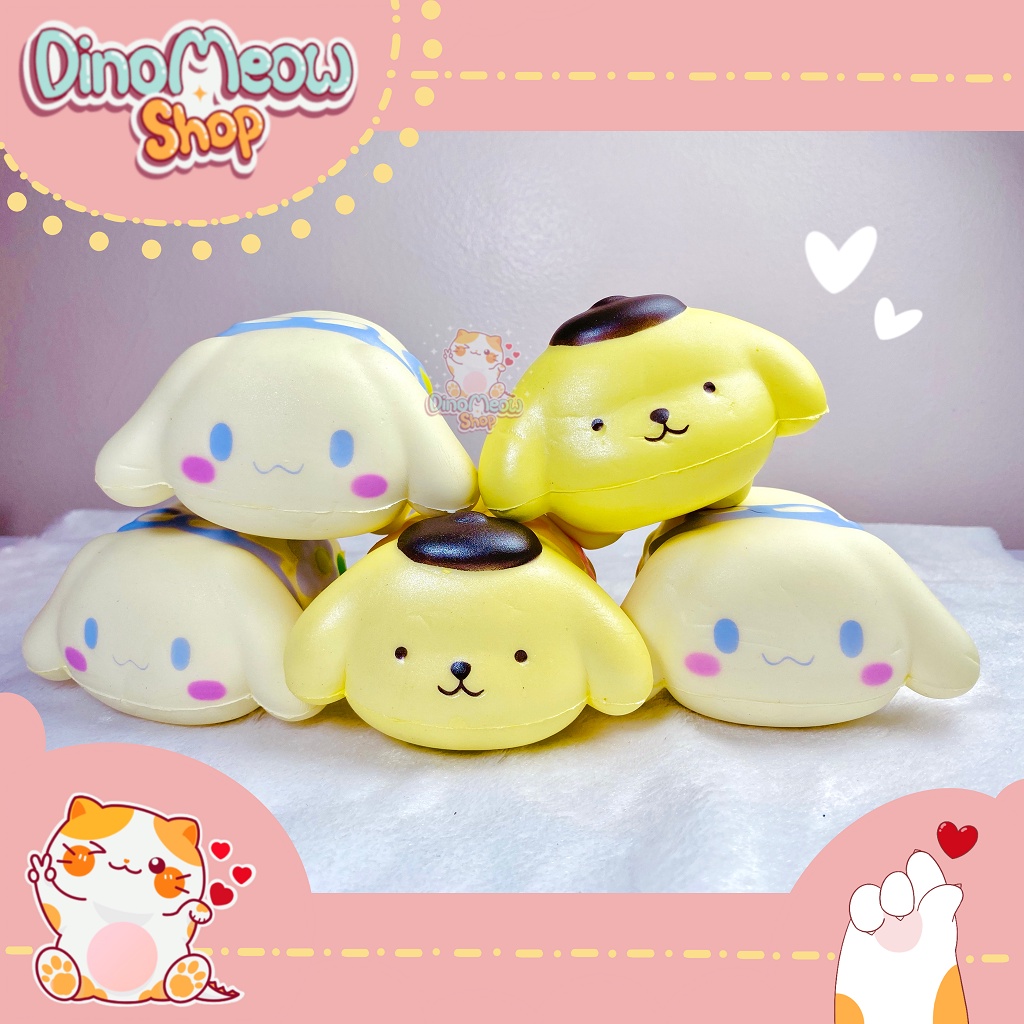 (ĐỌC KỸ MÔ TẢ) Pompompurin/ Cinamoroll tsum tsum mập ú đáng yêu 🐱❤️ (Kèm bao bì mèo)