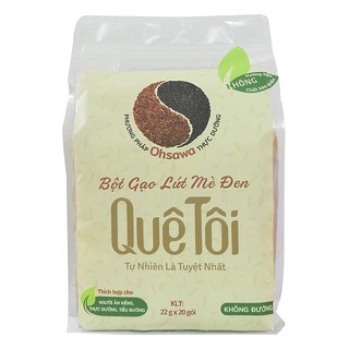 Bột gạo lứt mè đen Quê Tôi ( không đường)