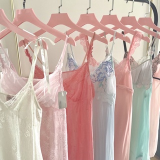 Váy ngủ lụa ren 2hand - Đầm ngủ Secondhand Nhật Hàn