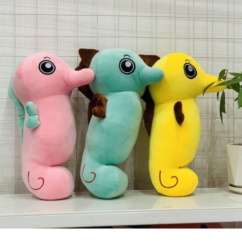 Gấu Bông Cá Ngựa Siêu Đáng Yêu mềm mịn xịn❤️Xưởng Gấu Hoa Bình❤️