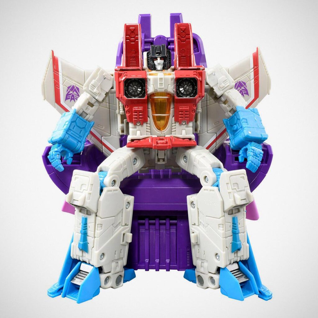 Mô hình robot Hasbro 🤖 Transformers Studio Series: SS86 G1 series 🤖 King Starcream with Throne