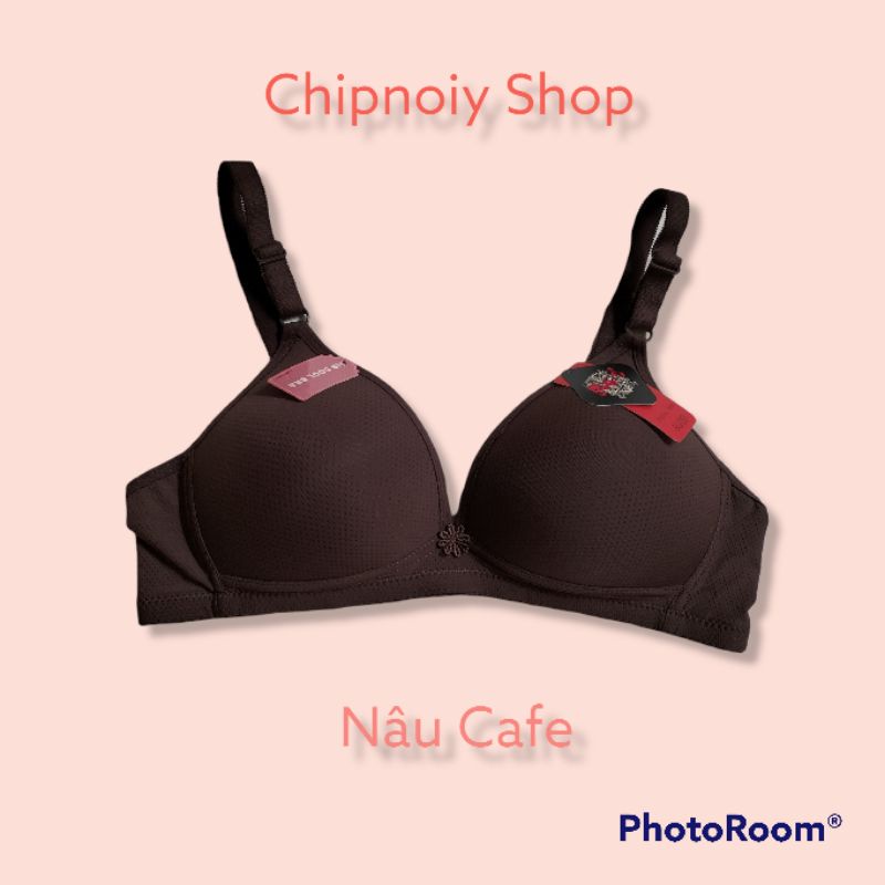 Áo ngực nữ Thái lan không gọng mút mỏng ALN048 có lỗ thông hơi chất sịn cao cấp tại CHIPNOIY SHOP