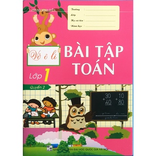 Sách - Vở ô li bài tập Toán lớp 1 - Quyển 2 (HA18)