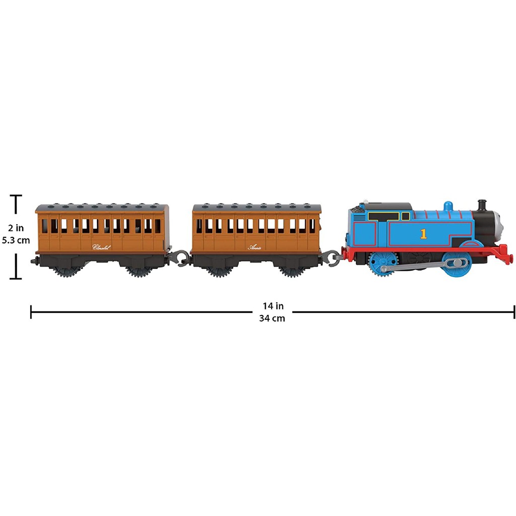 ĐỒ CHƠI THOMAS FRIEND -Động cơ đầu kéo và toa tàu Thomas- Annie và Clarabel- MÃ SP GPJ57/FTF31