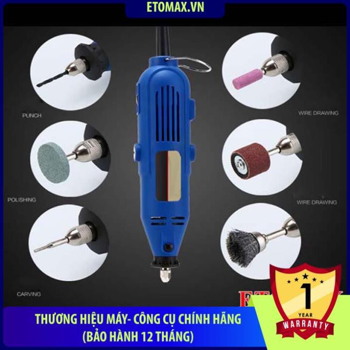 Bộ máy khoan mài, khắc mini đa năng v3 (ETOMAX ),280W điều chỉnh 6 tốc độ.