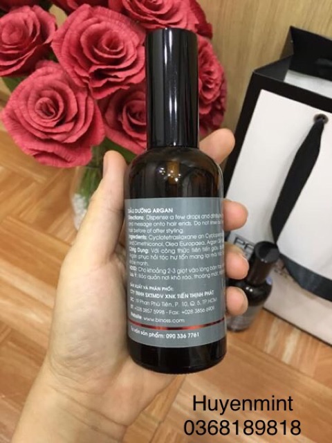 Tinh dầu dưỡng tóc Argan Oil Binoss 100ml | BigBuy360 - bigbuy360.vn