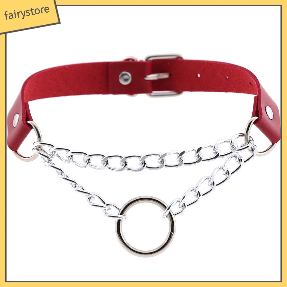 Vòng cổ choker giả da phong cách cá tính dành cho cả nam và nữ