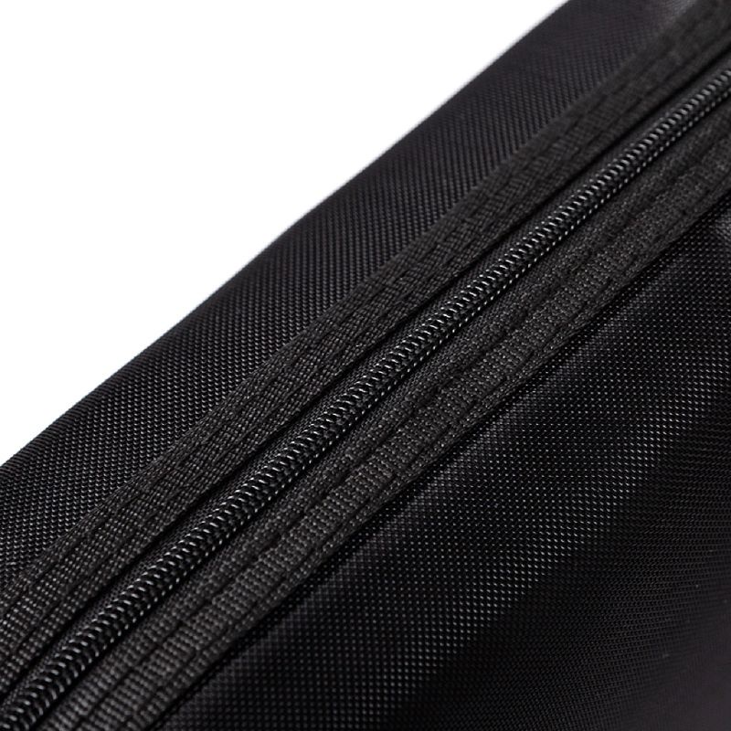 Set 3 Túi Lưới Đựng Mỹ Phẩm Màu Đen Có Khóa Kéo Tiện Dụng Mang Theo Du Lịch