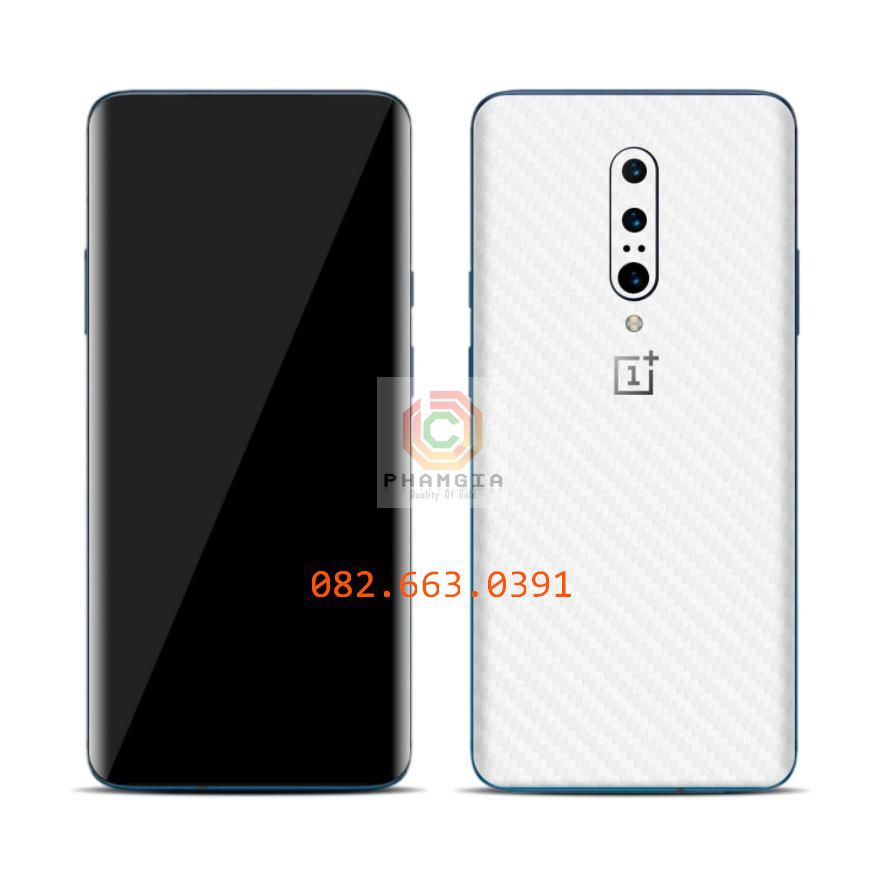 Miếng dán mặt lưng skin carbon Oneplus 7 pro