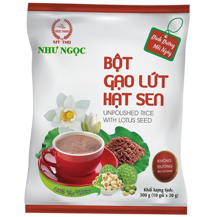 BỘT GẠO LỨT HẠT SEN NHƯ NGỌC 300G