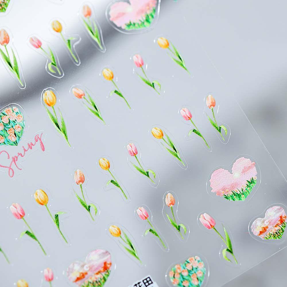 [Hàng mới về] Nhãn dán trang trí móng tay 5D xinh xắn đáng yêu