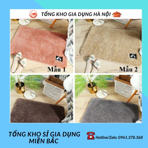 [HÚT NƯỚC - CHỐNG TRƯỢT] THẢM CHÙI CHÂN PHÒNG KHÁCH, NHÀ TẮM CAO CẤP CÓ THỂ GIẶT MÁY 2424