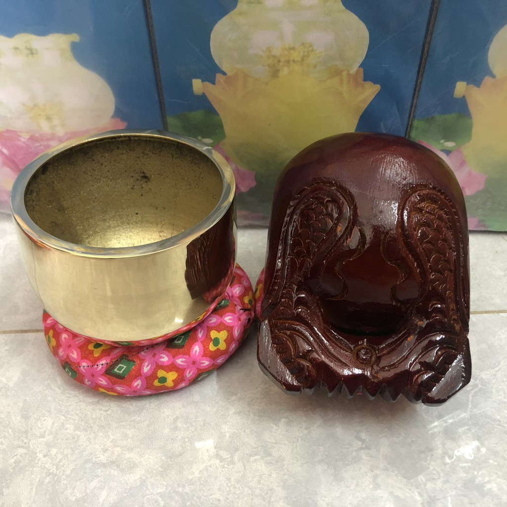 combo bộ chuông đồng mõ mít 14cm