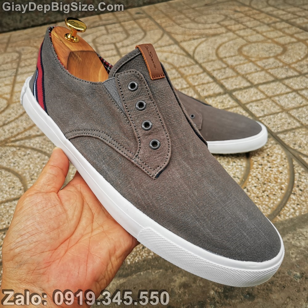 Giày sneaker vải, giày thể thao big size cỡ lớn EU:45-46 cho nam chân to (hàng VN xuất dư)