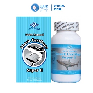Viên uống Sụn Vi Cá Mập NuHealth Của Mỹ SHARK CARTILAGE SUPER II  cải thiện Cơ, Khớp, Xương 100 viên