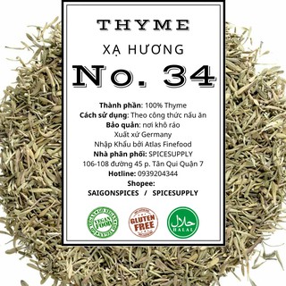 10kg lá Thyme cỏ Xạ hương món Âu nhập khẩu Sỉ Wholesale thym